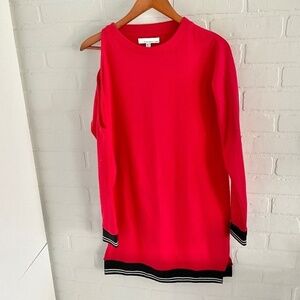 Fourteenth Place Mini dress Red/black/white Longsleeve Blokecore XS